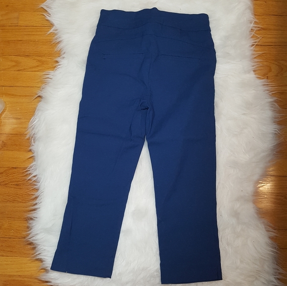 RW&Co Modern Stretch Cropped Blue Legging - Picture 3 of 11